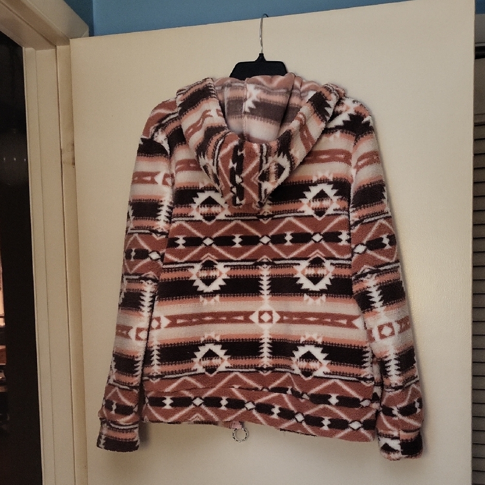 Aztec Pattern Fleece Jacket - Picture 4 of 4